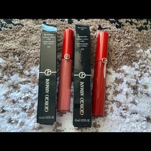 Giorgio Armani lip maestro velvet lipsticks